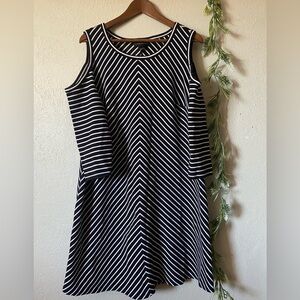 Lane Bryant Chevron Striped Dress